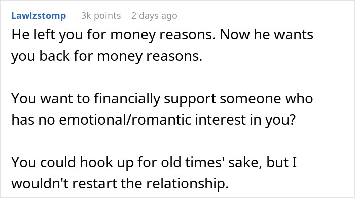 Guy Dumps 25YO GF Over Her Debt, Rediscovers His Feelings Once She Starts Thriving