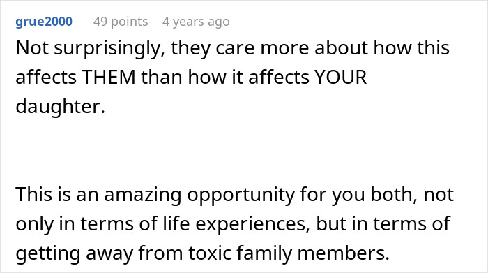A comment about family members caring about themselves more than the woman's adopted baby and the attempted kidnapping. A comment about family members caring about themselves more than the woman's adopted baby and the attempted kidnapping.