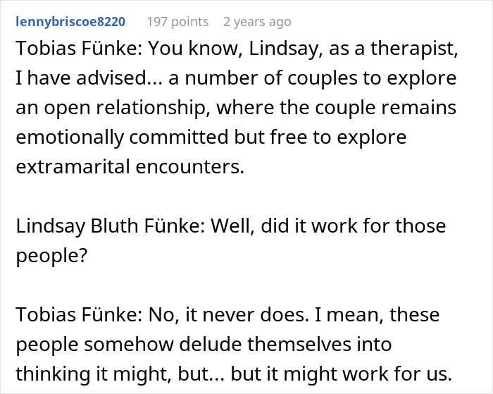 A therapist's perspective on open marriage and extramarital encounters, pondering new rules after meeting another woman. A therapist's perspective on open marriage and extramarital encounters, pondering new rules after meeting another woman.