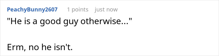 A comment on a post about a husband who left a pregnant woman, stating that the husband is not a good guy. A comment on a post about a husband who left a pregnant woman, stating that the husband is not a good guy.