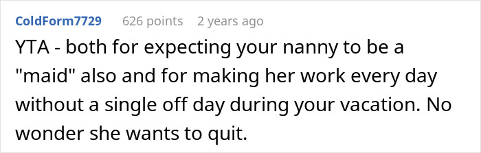 Man Thinks He’s In The Right Just Because He Pays His Nanny More, Internet Gives Him A Reality Check Man Thinks He’s In The Right Just Because He Pays His Nanny More, Internet Gives Him A Reality Check