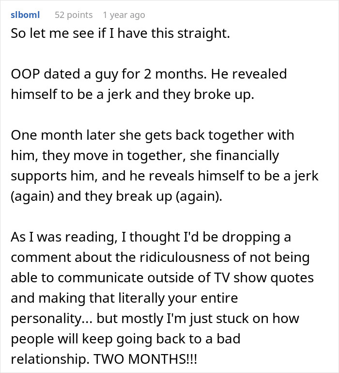 Guy Thinks Game Of Thrones Quotes Make Insults Clever, Writes GF Out Of The Story When She Complains Guy Thinks Game Of Thrones Quotes Make Insults Clever, Writes GF Out Of The Story When She Complains