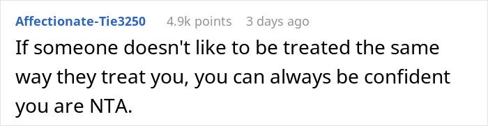 A comment about MIL, DIL, and their coffee order dispute, highlighting pettiness and the son's demands.