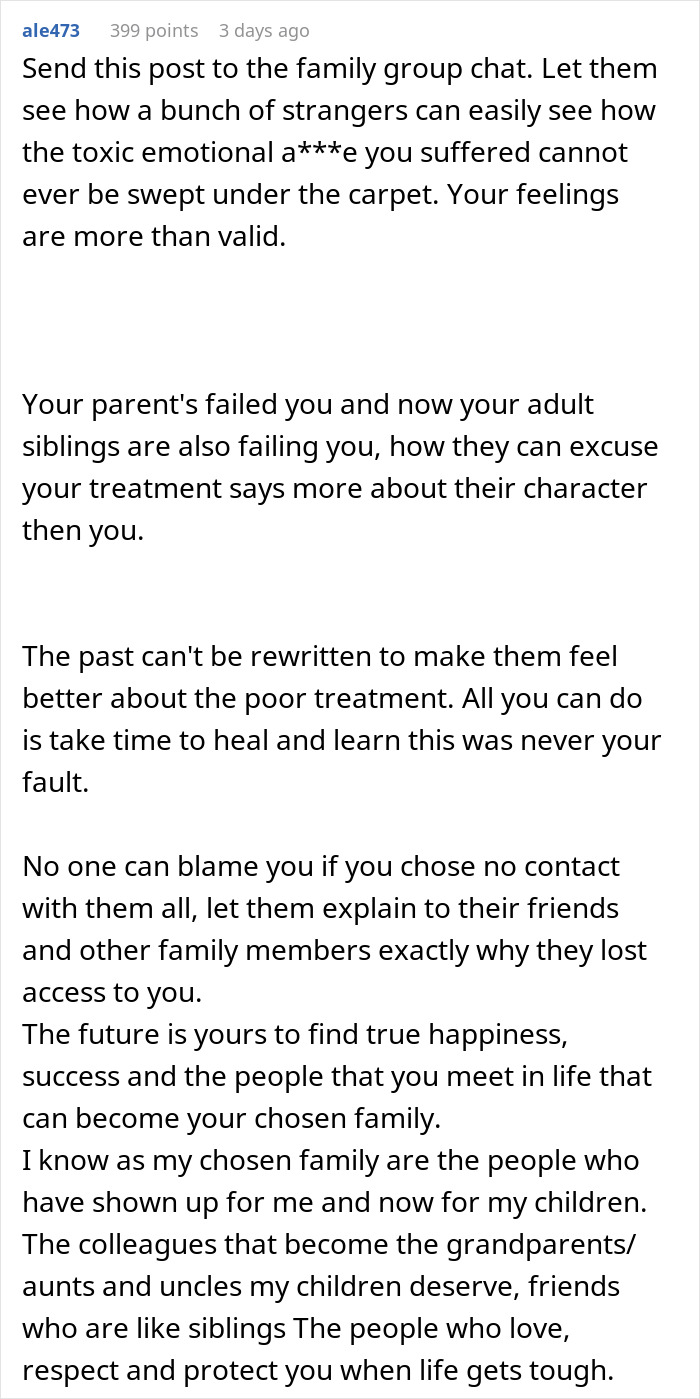 Family Demands Reconciliation After 17 Years Of Heartless Child Neglect: &ldquo;Get Over It&rdquo;
