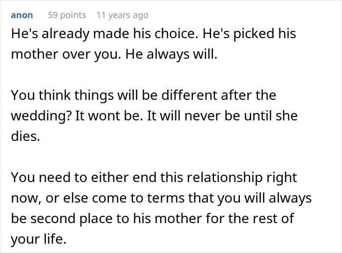 Future MIL Spends Years Sabotaging Son’s Relationship, Pushes His Fiancée Close To Calling It Quits Future MIL Spends Years Sabotaging Son’s Relationship, Pushes His Fiancée Close To Calling It Quits