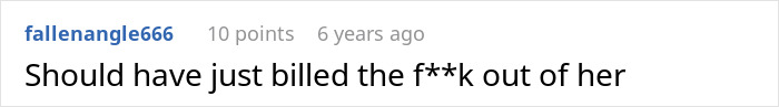 A comment suggesting to bill the entitled parent for being late.