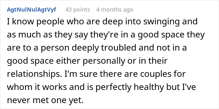 A comment about a poly wife asking to make her hubby's best friend her boyfriend. A comment about a poly wife asking to make her hubby's best friend her boyfriend.