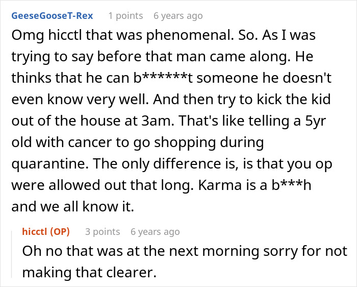 Screenshot of a comment expressing anger at the new bf's entitled rules and how they affected the son and mom. Screenshot of a comment expressing anger at the new bf's entitled rules and how they affected the son and mom.