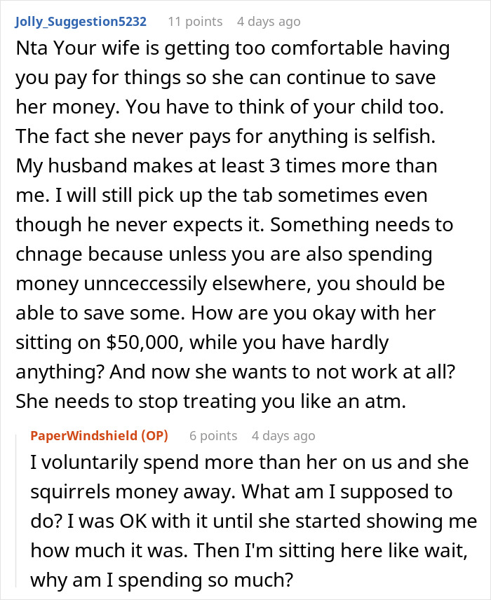 A Reddit user advises a guy whose girlfriend wants him to split her son's sports fees, despite him paying for dinners, bills, and gas. A Reddit user advises a guy whose girlfriend wants him to split her son's sports fees, despite him paying for dinners, bills, and gas.
