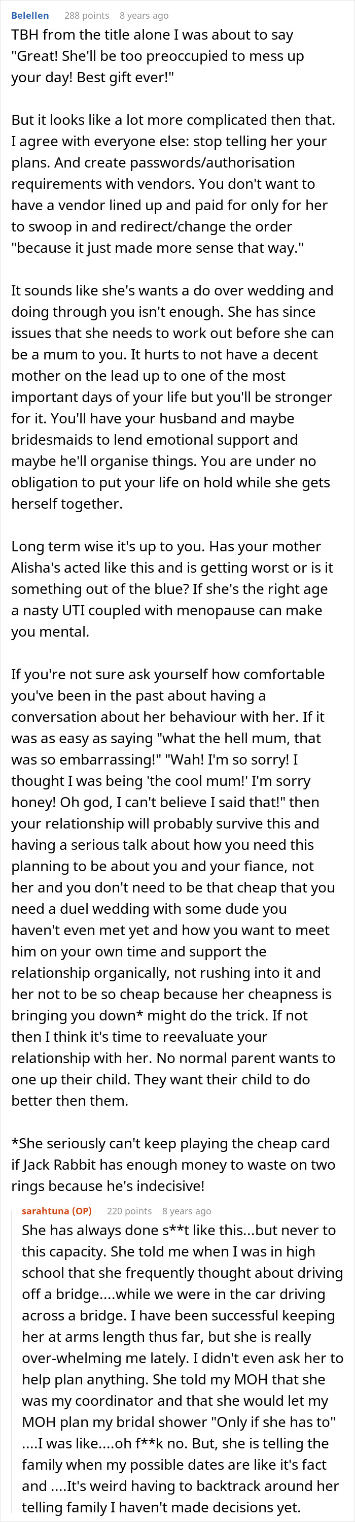 Mom Tries To Score A Free Wedding On Daughter’s Big Day, Gets Shut Down Fast By Furious Bride-To-Be Mom Tries To Score A Free Wedding On Daughter’s Big Day, Gets Shut Down Fast By Furious Bride-To-Be