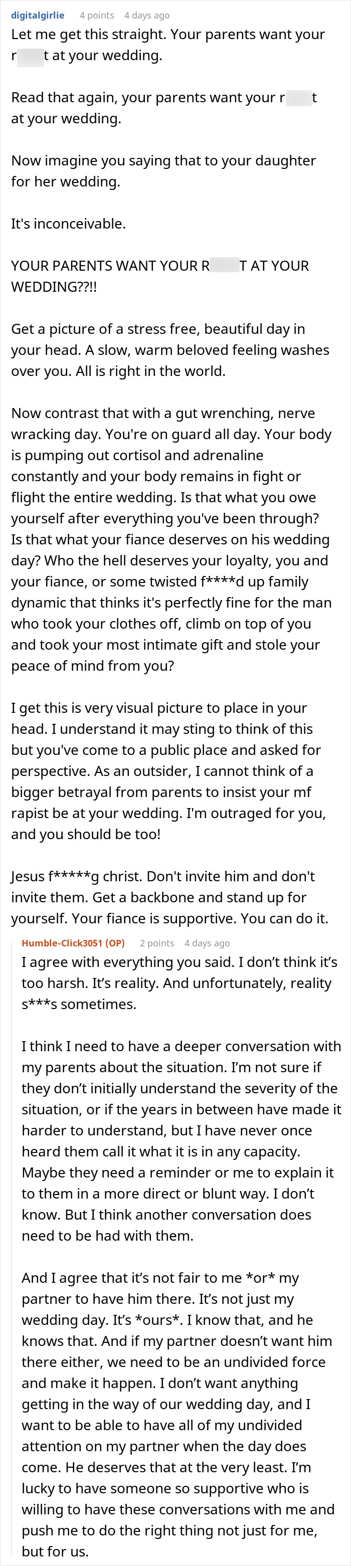 A screenshot of a Reddit thread where a woman draws the line at her wedding regarding her toxic BIL. A screenshot of a Reddit thread where a woman draws the line at her wedding regarding her toxic BIL.