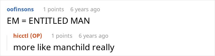 A comment defining an entitled man in the context of the entitled mom and new bf's rules for her son. A comment defining an entitled man in the context of the entitled mom and new bf's rules for her son.