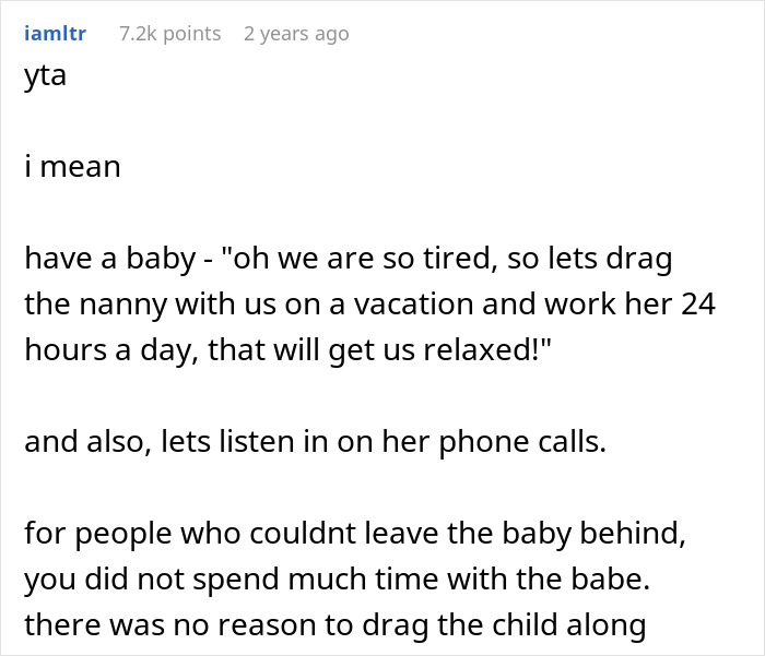 Man Thinks He’s In The Right Just Because He Pays His Nanny More, Internet Gives Him A Reality Check Man Thinks He’s In The Right Just Because He Pays His Nanny More, Internet Gives Him A Reality Check