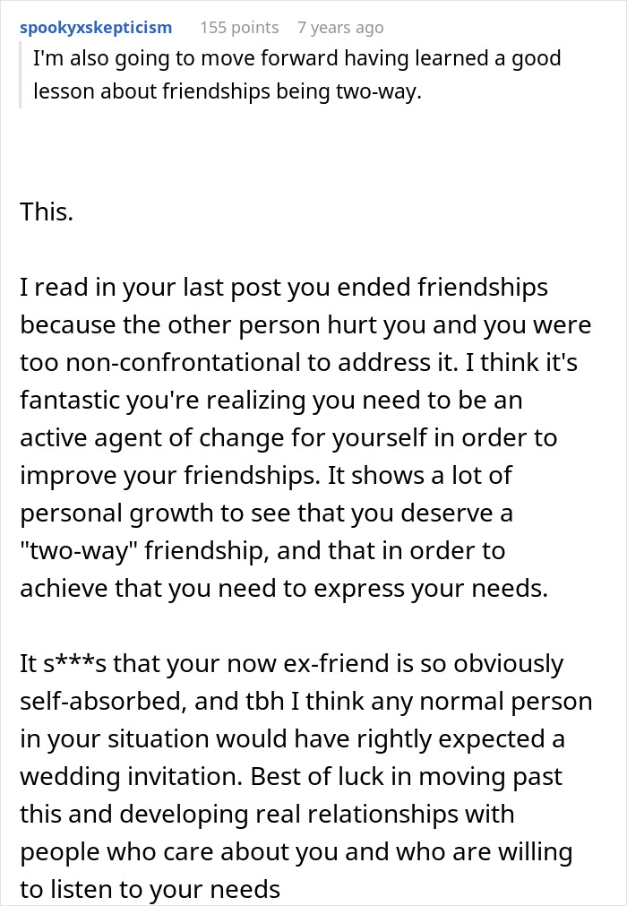 Woman Thinks She’s Found A Bestie At Work, Her Wedding Invite List Reveals She’s Just A Coworker Woman Thinks She’s Found A Bestie At Work, Her Wedding Invite List Reveals She’s Just A Coworker