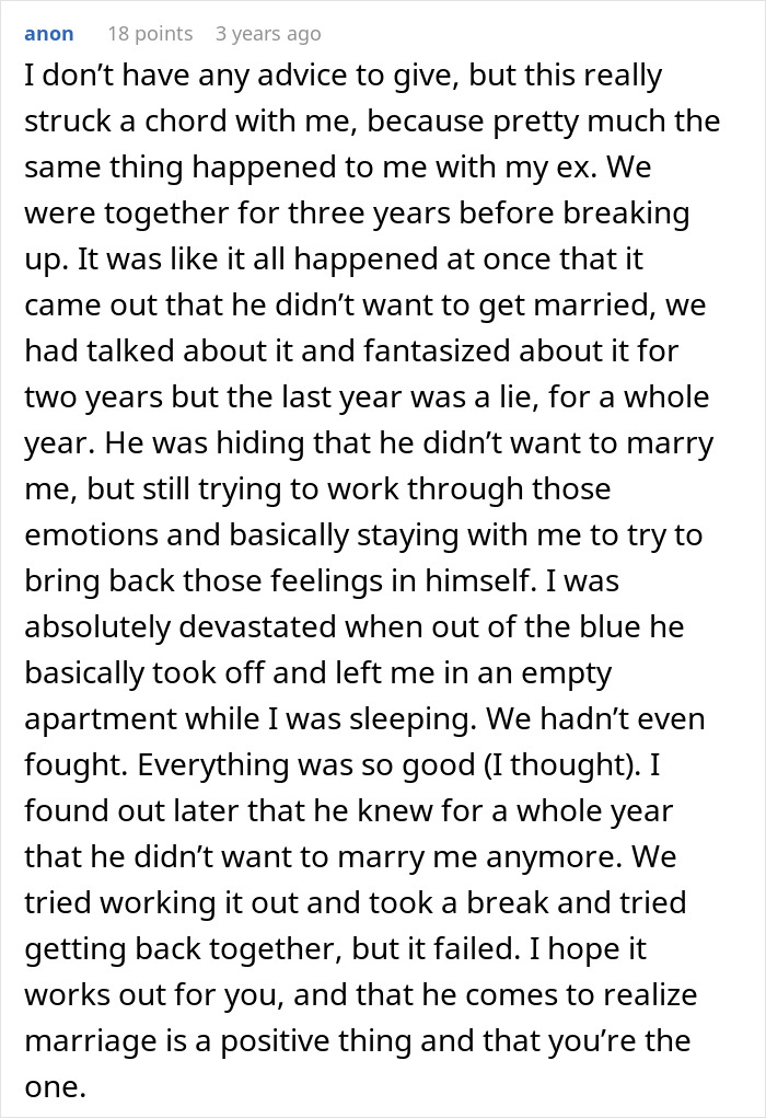 Woman Blindsided By Sudden End To Her “Rock Solid” Relationship Of 5 Years Woman Blindsided By Sudden End To Her “Rock Solid” Relationship Of 5 Years
