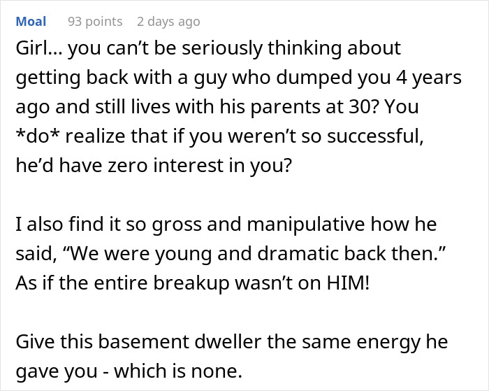 Guy Dumps 25YO GF Over Her Debt, Rediscovers His Feelings Once She Starts Thriving