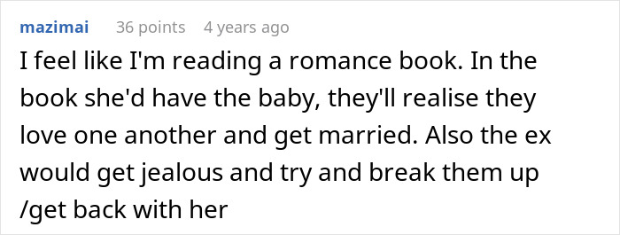 A forum comment imagining a romance book scenario where friends find love after spouses are sleeping together, leading to marriage. A forum comment imagining a romance book scenario where friends find love after spouses are sleeping together, leading to marriage.