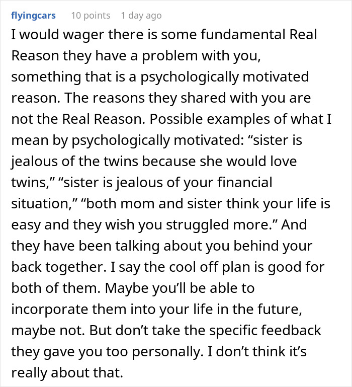 Whole Family Dynamic Changes After Woman Gives Birth To Twins, Now Everyone Hates Her