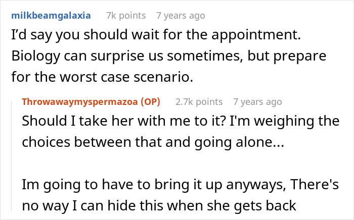Husband Starts Questioning Everything After Wife Announces Pregnancy: “This Shouldn’t Be Possible” Husband Starts Questioning Everything After Wife Announces Pregnancy: “This Shouldn’t Be Possible”