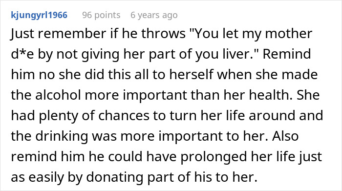 Alcoholic Mom Treats 28YO Daughter Like She's Disposable, Demands Her Liver After Ruining Her Own Alcoholic Mom Treats 28YO Daughter Like She's Disposable, Demands Her Liver After Ruining Her Own