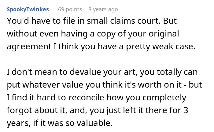 Store Owner Asks Artist To Talk To Her Through A Lawyer Thinking It Would Scare Them But She Gets A Letter Store Owner Asks Artist To Talk To Her Through A Lawyer Thinking It Would Scare Them But She Gets A Letter