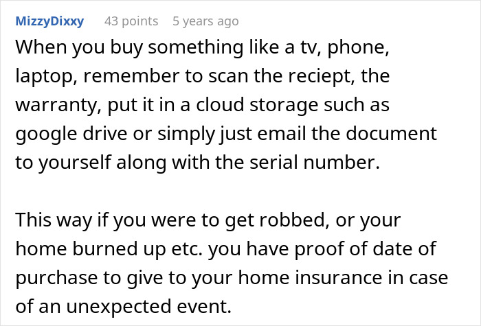 Influencer shares safety tips for proof of purchase: scanning receipts and warranties to cloud storage or email for insurance claims for women's safety. Influencer shares safety tips for proof of purchase: scanning receipts and warranties to cloud storage or email for insurance claims for women's safety.