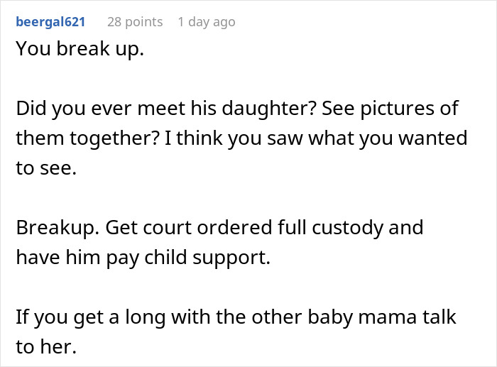Guy Creates An Entire Fictional Relationship With His Child For A Year, GF Shell-Shocked Guy Creates An Entire Fictional Relationship With His Child For A Year, GF Shell-Shocked