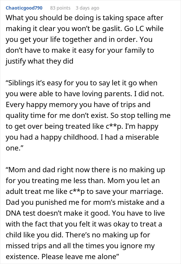 Family Demands Reconciliation After 17 Years Of Heartless Child Neglect: &ldquo;Get Over It&rdquo;
