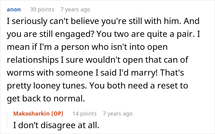 Open relationship warning: Don't suggest an open relationship if you can't handle it; it can ruin a marriage. Open relationship warning: Don't suggest an open relationship if you can't handle it; it can ruin a marriage.