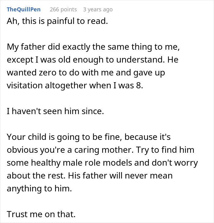 Guy Cheats On Pregnant Wife, His Unwillingness To Want Custody After Son Is Born Hurts Her More