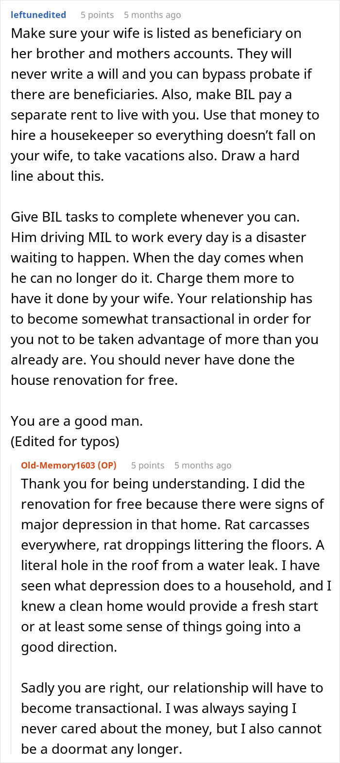 Financially Illiterate 27YO Gets Inheritance And Family Home, His BIL Is Starting Drama Financially Illiterate 27YO Gets Inheritance And Family Home, His BIL Is Starting Drama