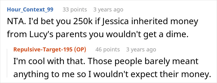 A comment about a woman adopted by her stepmom and her brother refusing to give her inheritance. A comment about a woman adopted by her stepmom and her brother refusing to give her inheritance.