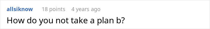 A comment on friends finding out spouses are sleeping together, asking why no plan B was taken. A comment on friends finding out spouses are sleeping together, asking why no plan B was taken.
