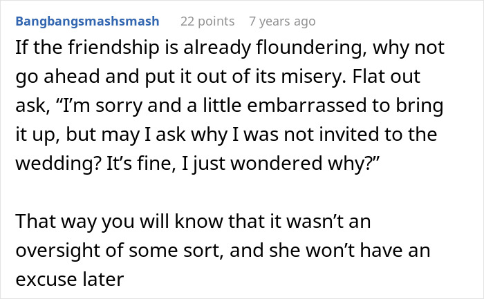 Woman Thinks She’s Found A Bestie At Work, Her Wedding Invite List Reveals She’s Just A Coworker Woman Thinks She’s Found A Bestie At Work, Her Wedding Invite List Reveals She’s Just A Coworker