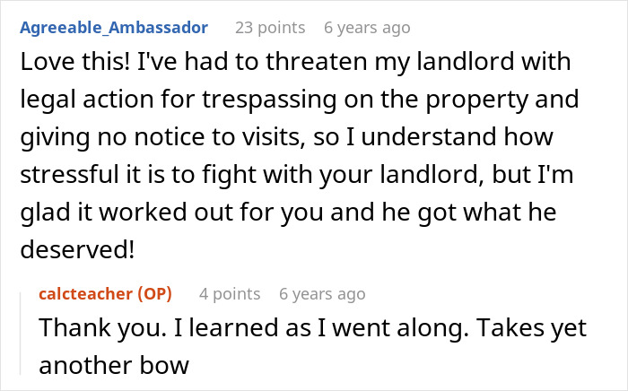 A Reddit comment discussing fighting landlords and tenant rights when a landlord refuses to fix heating. A Reddit comment discussing fighting landlords and tenant rights when a landlord refuses to fix heating.