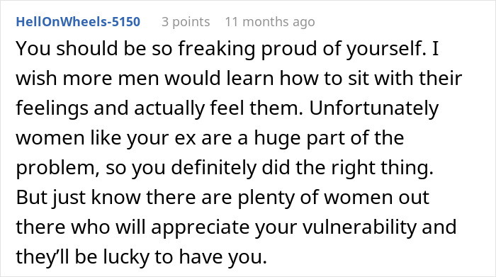 Man Shows His Vulnerable Side To His Girlfriend For The First Time, Her Response Leaves Him Packing His Bags Man Shows His Vulnerable Side To His Girlfriend For The First Time, Her Response Leaves Him Packing His Bags