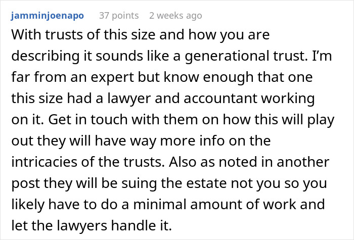 Grandparents Leave 5.2 Million To 17YO In Will, Estranged Uncle Tries To Prove It Was Manipulated Grandparents Leave 5.2 Million To 17YO In Will, Estranged Uncle Tries To Prove It Was Manipulated