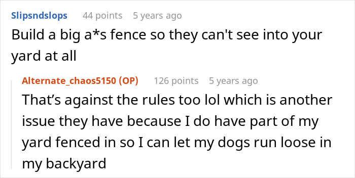A comment about building a fence for home and land privacy from HOA rules and neighbors. A comment about building a fence for home and land privacy from HOA rules and neighbors.