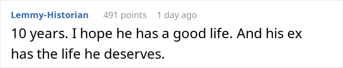 A brief comment wishing good life to the guy and his ex, reflecting on a relationship unraveled due to dark secrets. A brief comment wishing good life to the guy and his ex, reflecting on a relationship unraveled due to dark secrets.
