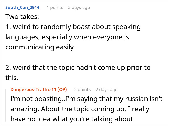 Guy's Accidental Russian Reveal Leaves GF's Parents Feeling Like He Was Hiding A Major Secret Guy's Accidental Russian Reveal Leaves GF's Parents Feeling Like He Was Hiding A Major Secret