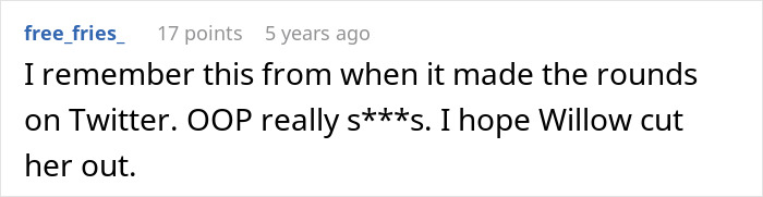 A screenshot of a Reddit comment about a woman bringing her best friend on a family vacation, causing in-laws a tantrum. A screenshot of a Reddit comment about a woman bringing her best friend on a family vacation, causing in-laws a tantrum.