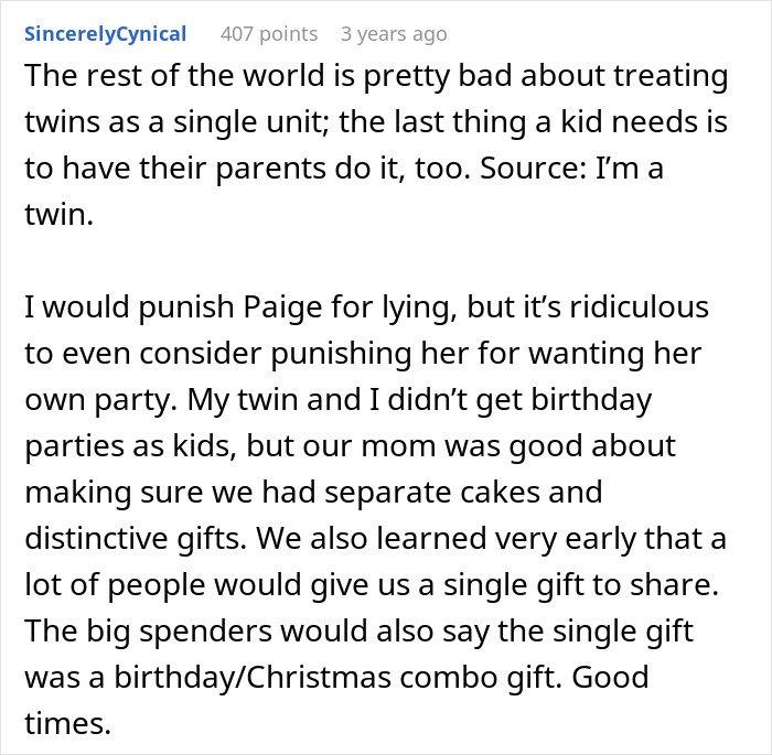 14YO Wants An All-Girls Birthday And Excludes Her Twin Brother, Mom Steps In And Cancels It 14YO Wants An All-Girls Birthday And Excludes Her Twin Brother, Mom Steps In And Cancels It