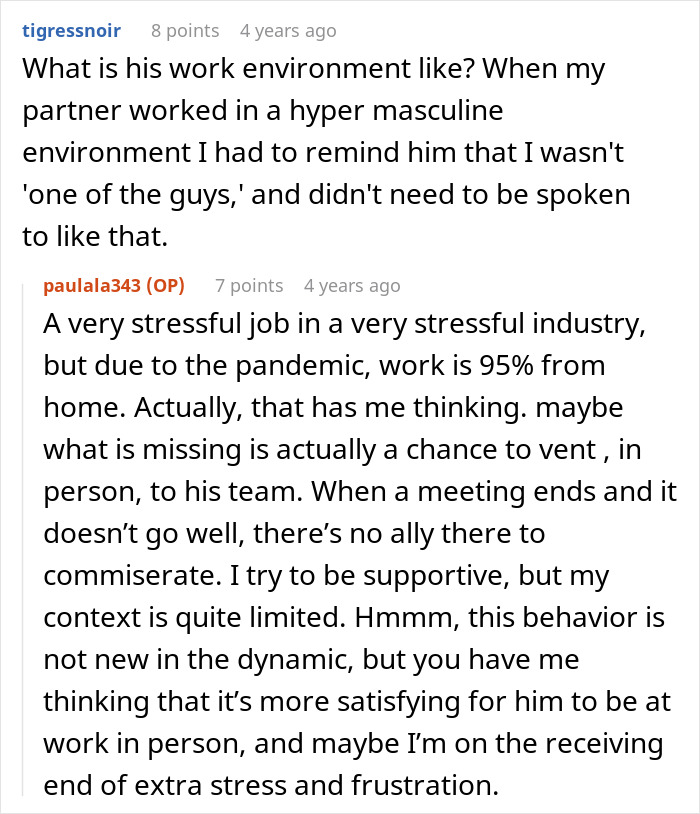 Wife on edge due to hubby's questions, he claims she's making a big deal out of nothing. Wife on edge due to hubby's questions, he claims she's making a big deal out of nothing.