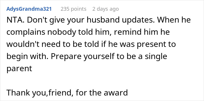 Guy Treats Paternity Leave Like A Vacay, Wife Feels Abandoned After He Ditches Her And Baby In NICU Guy Treats Paternity Leave Like A Vacay, Wife Feels Abandoned After He Ditches Her And Baby In NICU