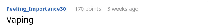 A parent asking the internet about a weird object in son's room and realizing a serious talk is needed about vaping.