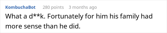 A hilariously awkward comment about a family's sense. People sharing too much when nobody asked. A hilariously awkward comment about a family's sense. People sharing too much when nobody asked.