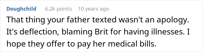 A woman is high maintenance after receiving a stressful reality check. The image shows a Reddit comment suggesting payment for medical bills. A woman is high maintenance after receiving a stressful reality check. The image shows a Reddit comment suggesting payment for medical bills.