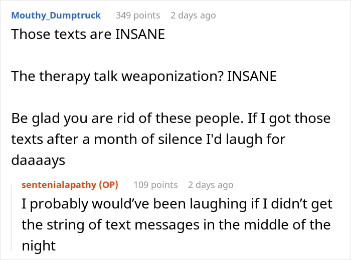 A reddit comment reacting to hurtful messages that ended a friendship after a bachelorette date dispute. A reddit comment reacting to hurtful messages that ended a friendship after a bachelorette date dispute.