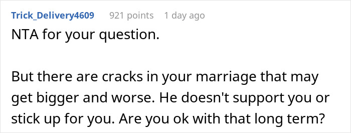 A comment about Mom refuses to fund his kids, highlighting cracks in the marriage and husband's lack of support. A comment about Mom refuses to fund his kids, highlighting cracks in the marriage and husband's lack of support.