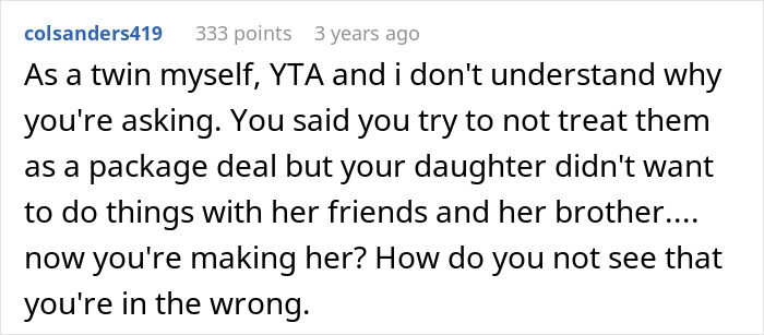 14YO Wants An All-Girls Birthday And Excludes Her Twin Brother, Mom Steps In And Cancels It 14YO Wants An All-Girls Birthday And Excludes Her Twin Brother, Mom Steps In And Cancels It